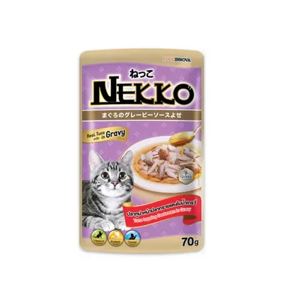 Foodinnova Cat Food Nekko Tuna Topping Sea Bream In Gravy